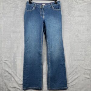 J.Jill‎ Stretch Denim Jeans Womens 2 Petite Bootcut Blue
